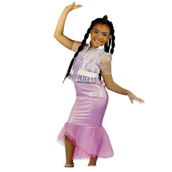 Mermaze Mermaidz Girls M (7/8) KISHIKO Mermaid Dress and Bomber Jacket Costume - Picture 1 of 9